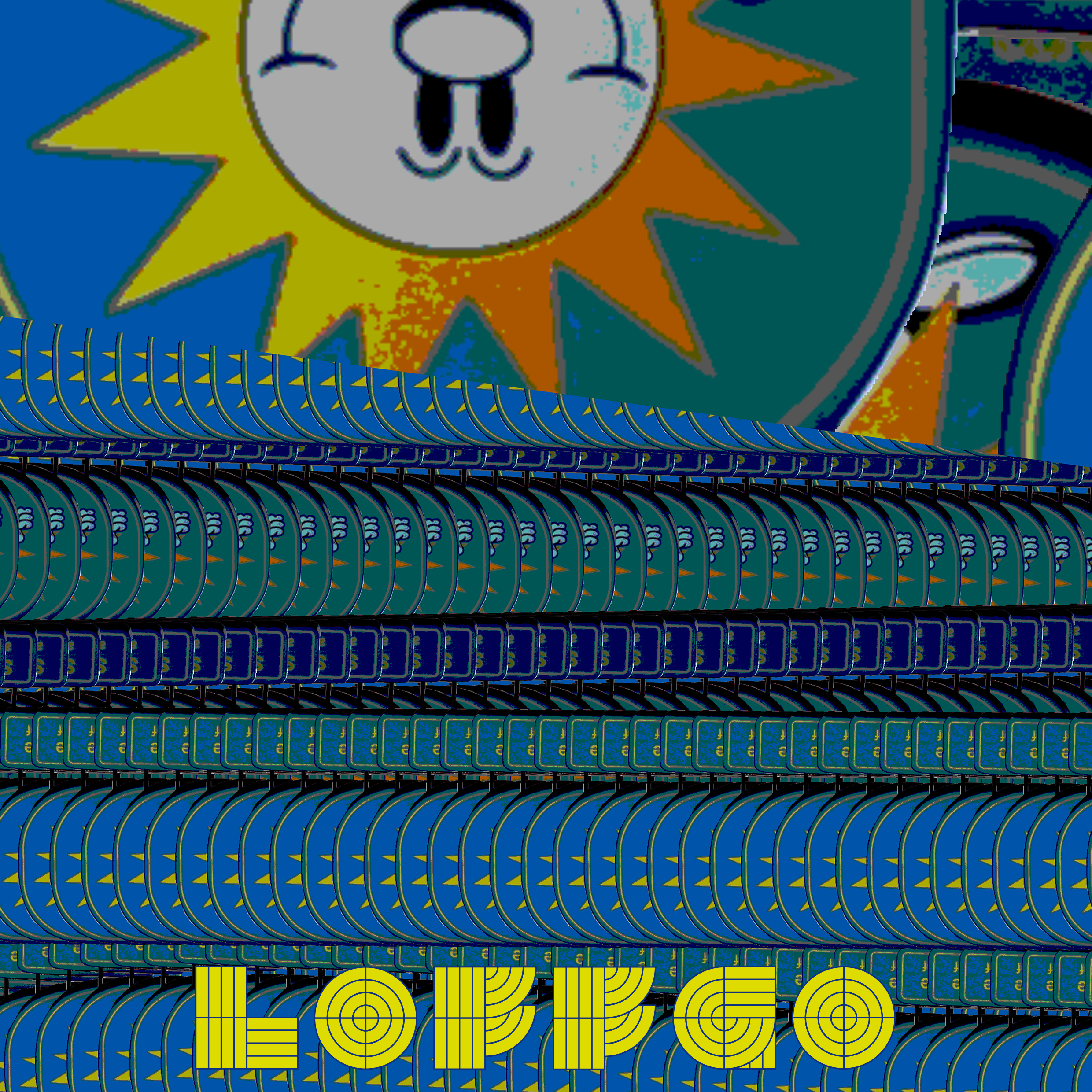 loffgo logo collage by Sarah Stendel Graphic Design