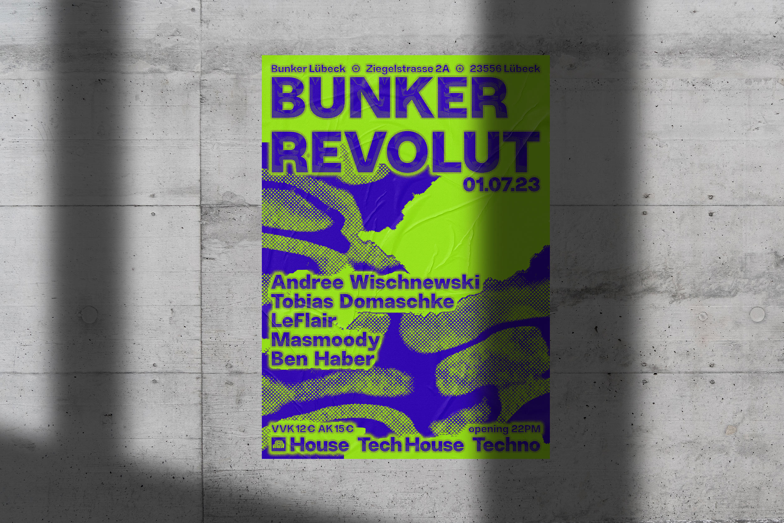 Bunker-Revolut_Techno-Poster-by-Sarah-Stendel